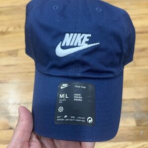 New Era Navy Blue Baseball Cap with White Logo